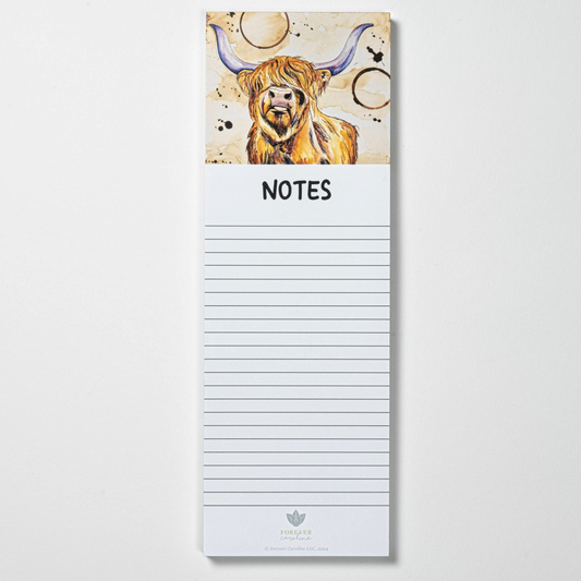 Peterson Highland Cow Magnetic Notepad