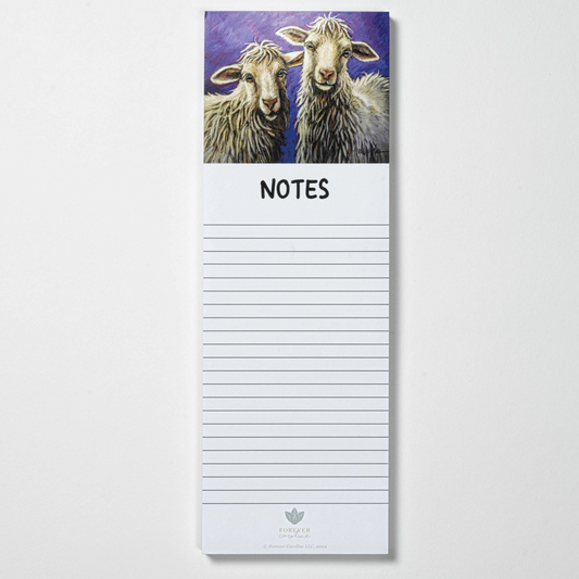 Crowder Sheep Twins Magnetic Notepad