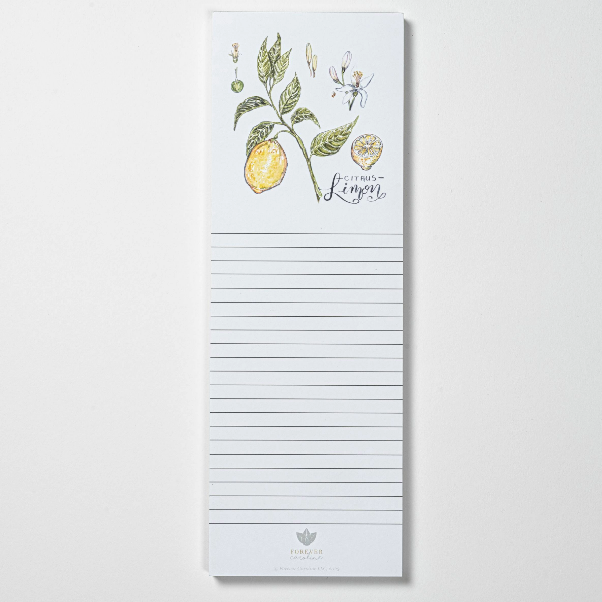 Henning Citrus Limon Magnetic Notepad