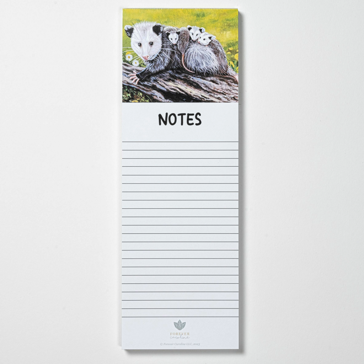 Walkup Opossum Magnetic Notepad