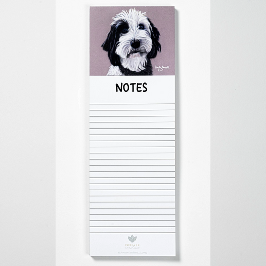 Berceli Doodle Dog Magnetic Notepad