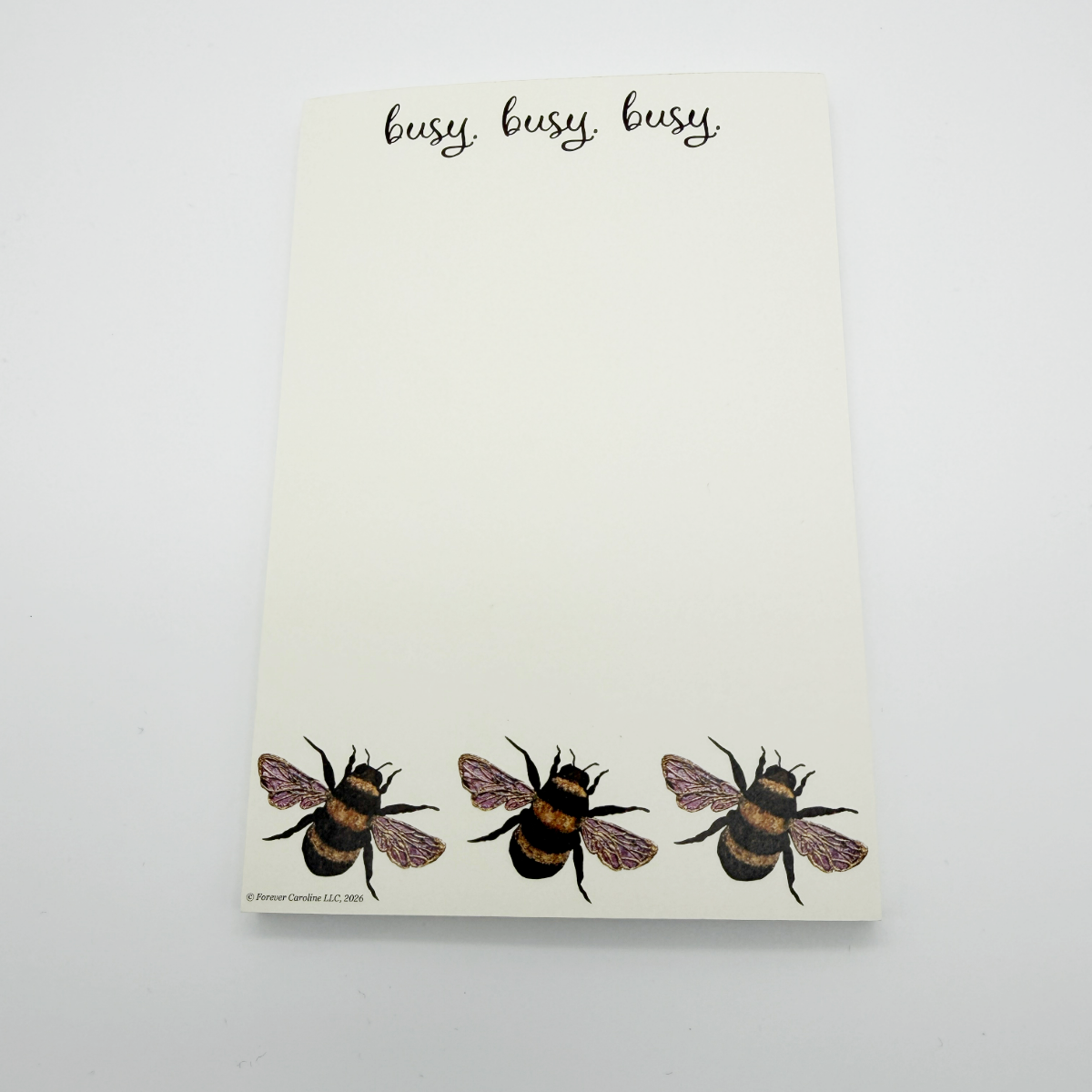 Busy, Busy, Busy Bee Pocket Notepad