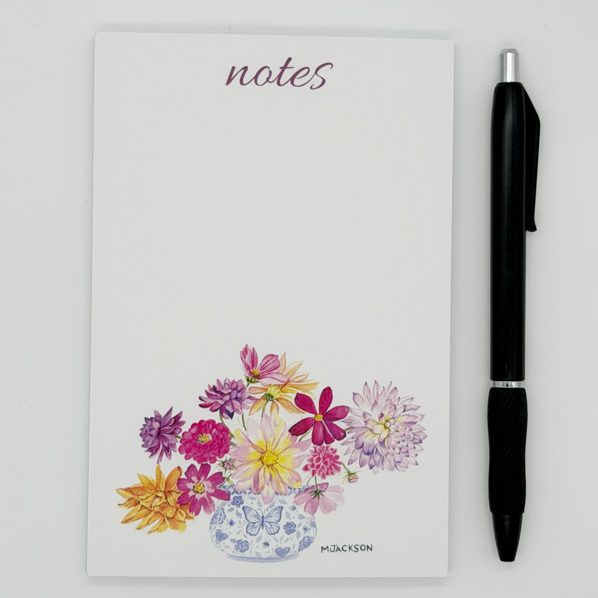 Butterfly Bouquet "Notes" Pocket Notepad
