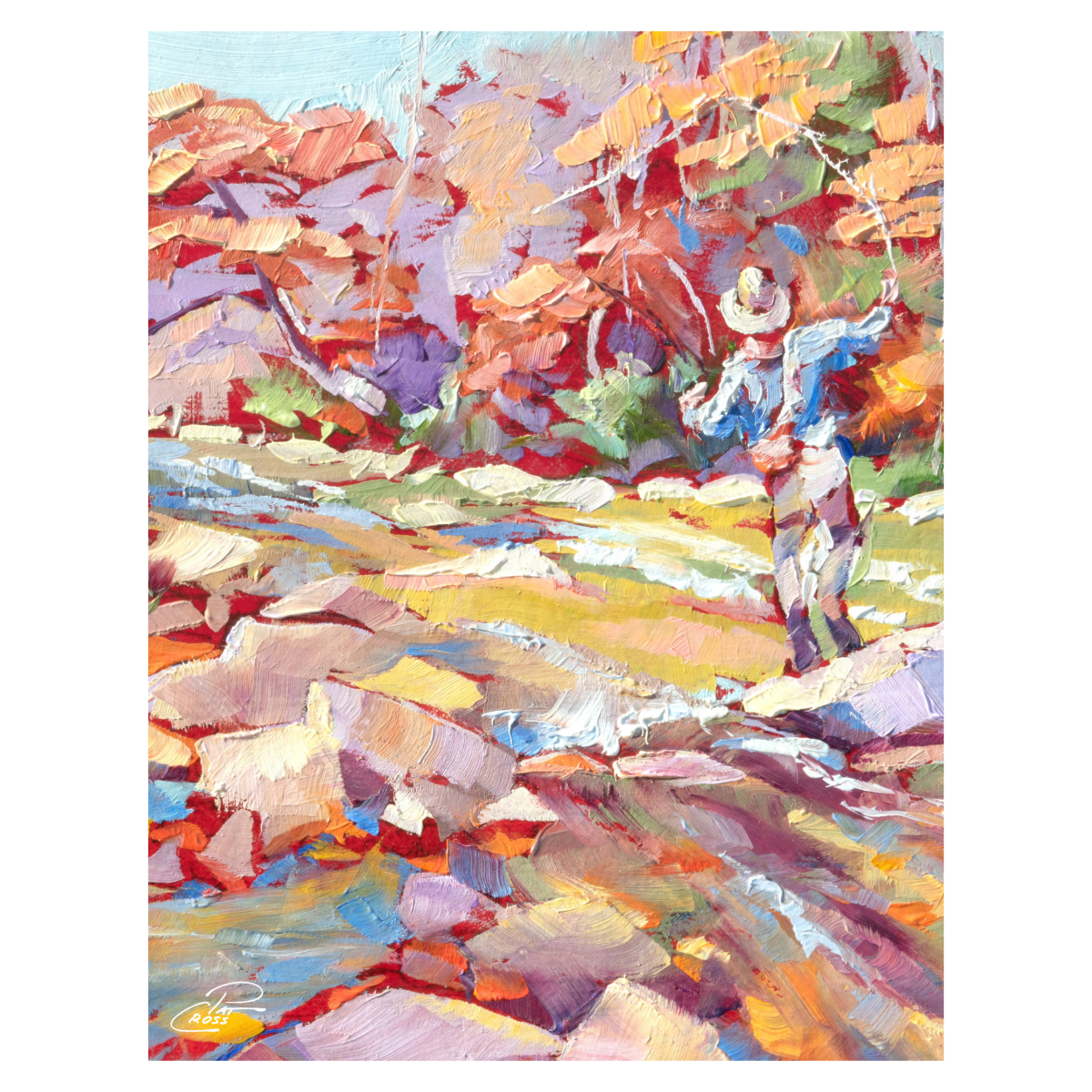 Fly Fishing Fine Art Notecard Set – Four Blank Cards