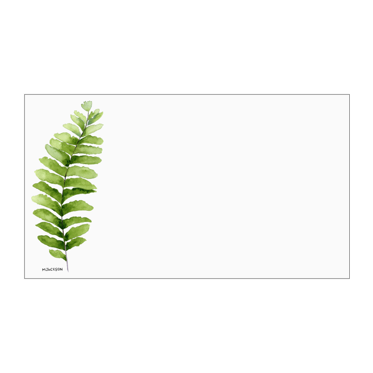 Maidenhair Fern "Love Notes" Pack of 60 Tiny Cards