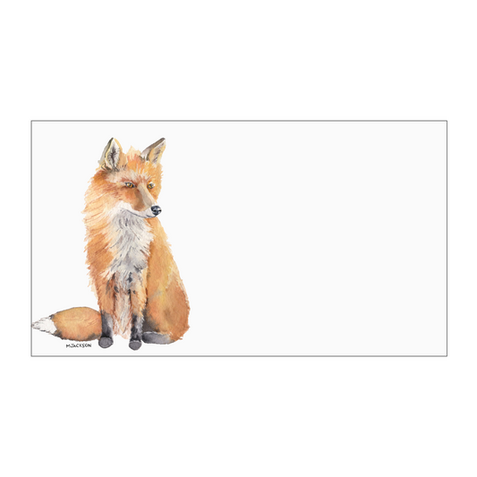 Woodlands Red Fox "Love Notes" Pack of 60 Tiny Cards