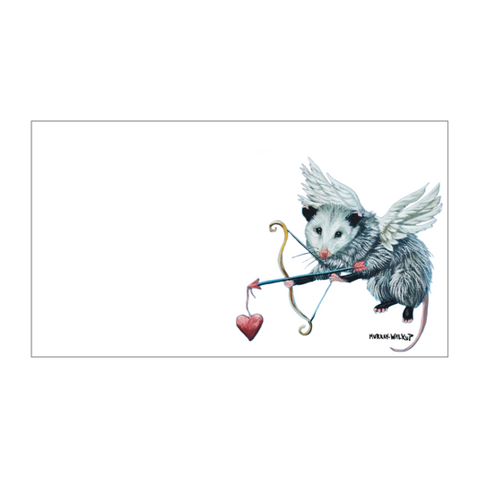 Opossum Cupid "Love Notes" Pack of 60 Tiny Cards | Valentine's Day Cards