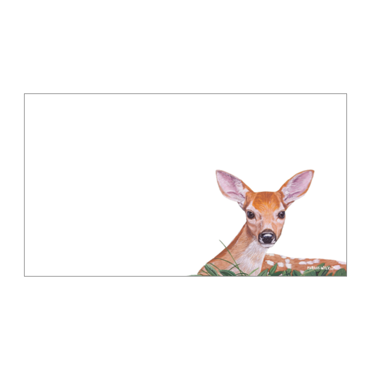 Deer in Meadow "Love Notes" Pack of 60 Tiny Cards