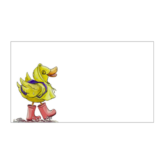 "Puddles the Duck" Love Notes Pack of 60 Tiny Cards