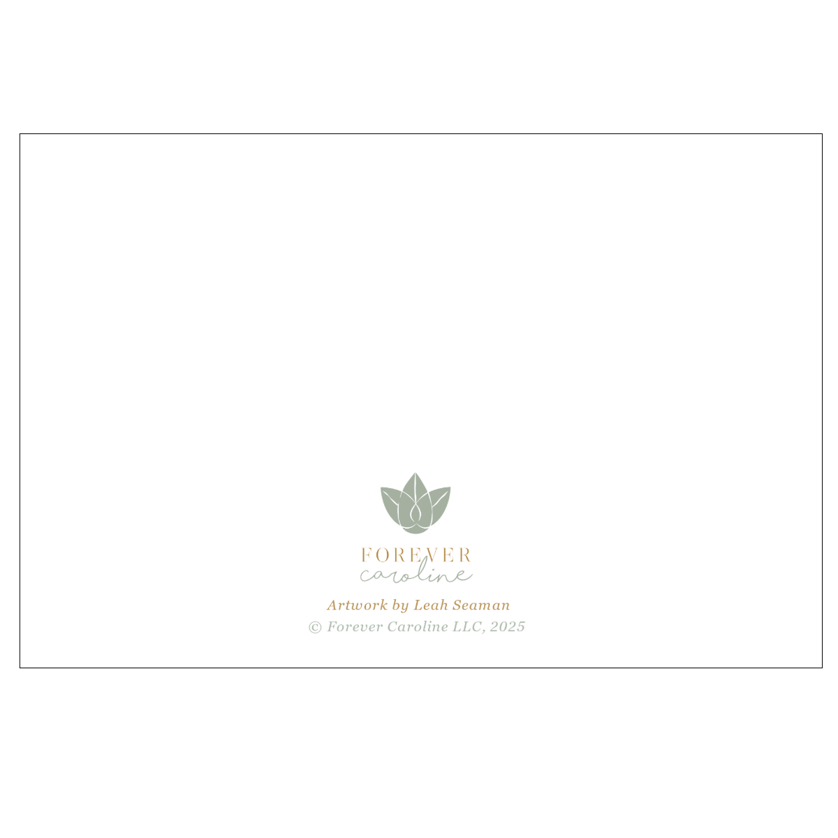 Flat Note Cards with Cascading Hearts | Set of 8 Cards & Envelopes