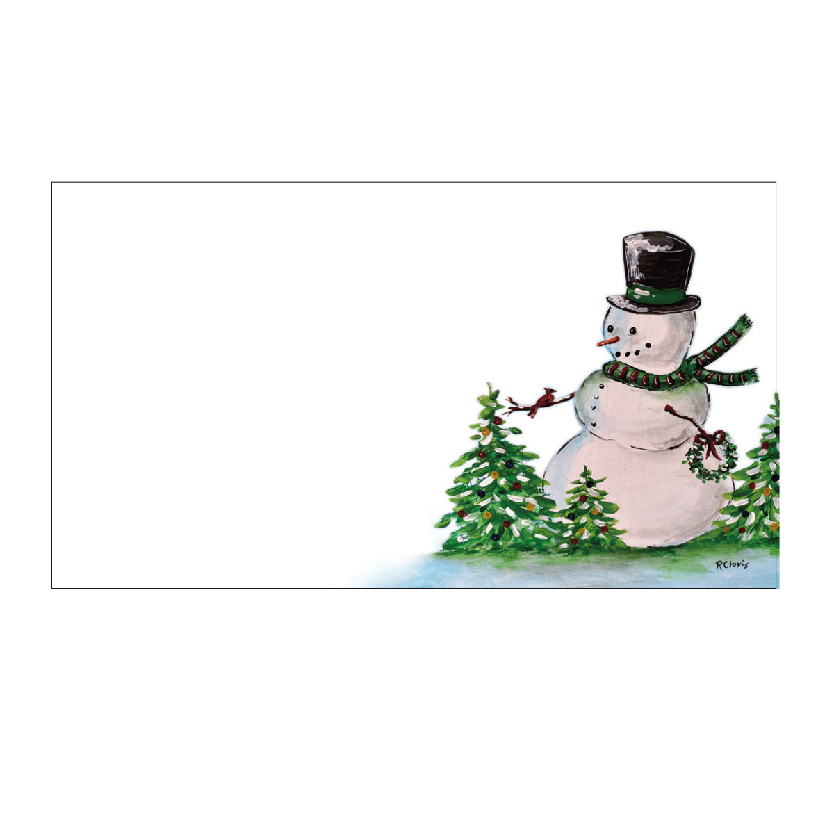 Clovis Snowman Love Notes