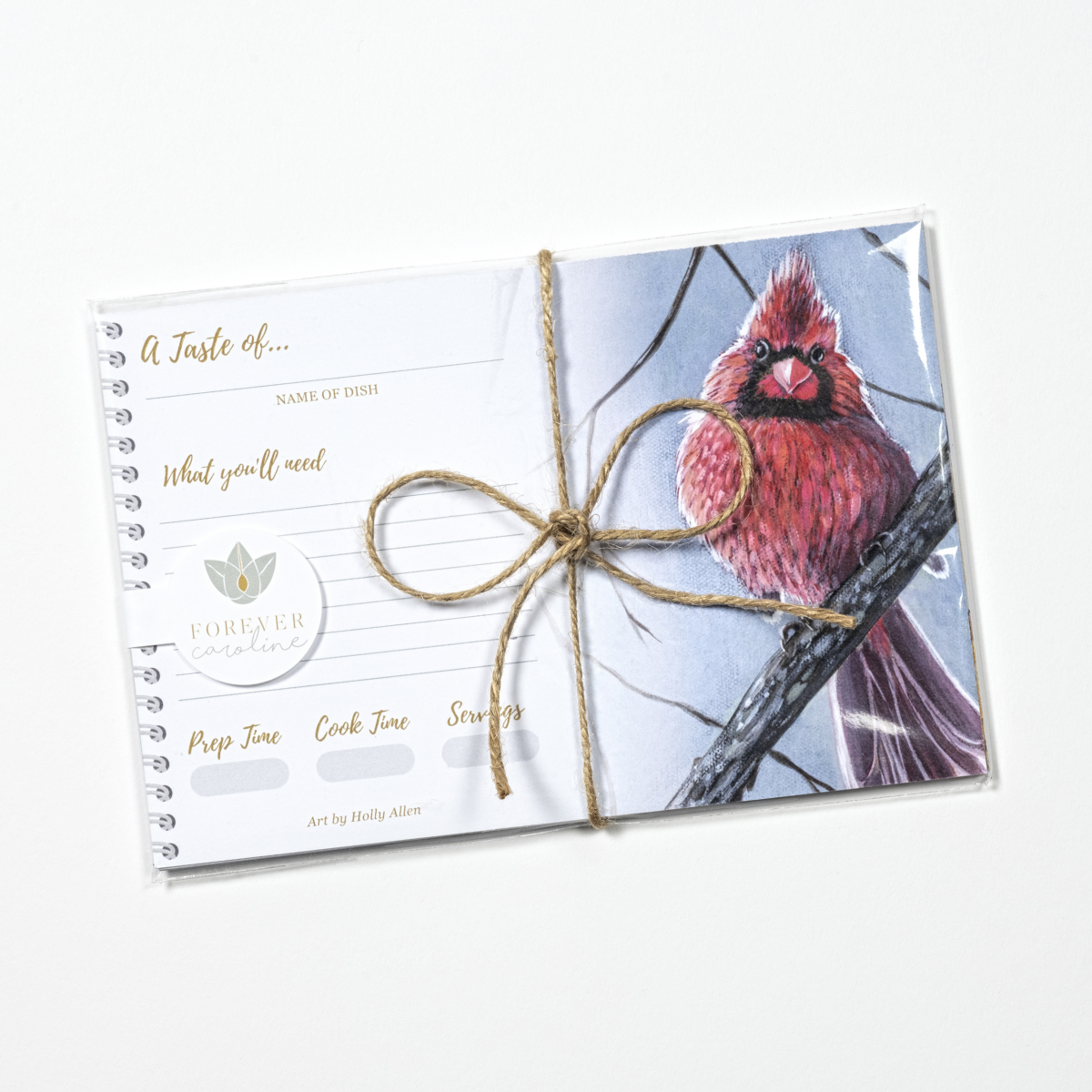 Allen Cardinal Bird Recipe Cards