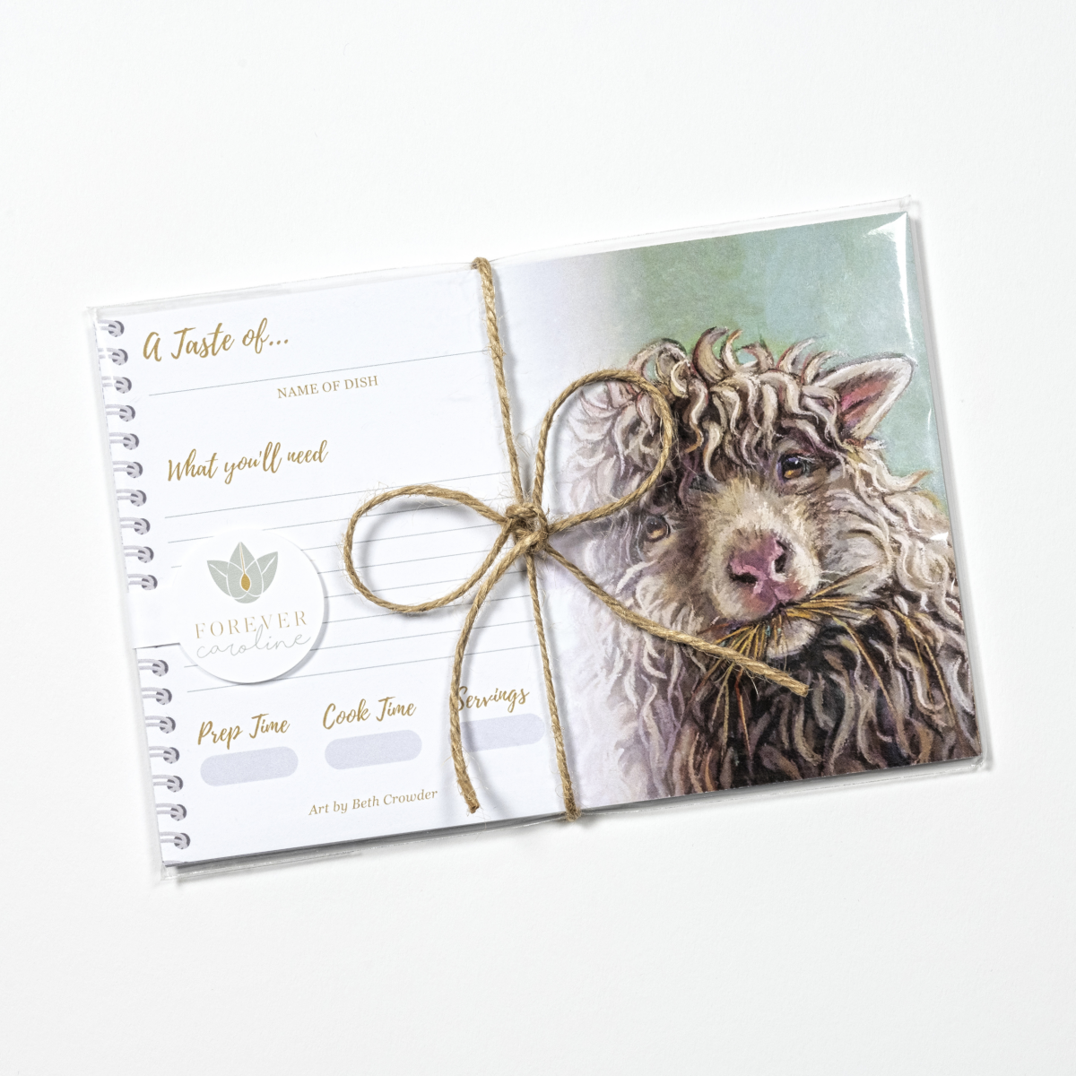 Crowder Sheep Portrait Recipe Cards