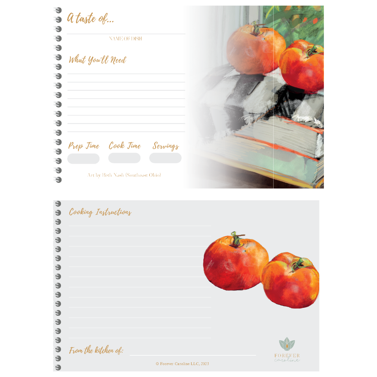 Nash Tomato Recipe Card Set