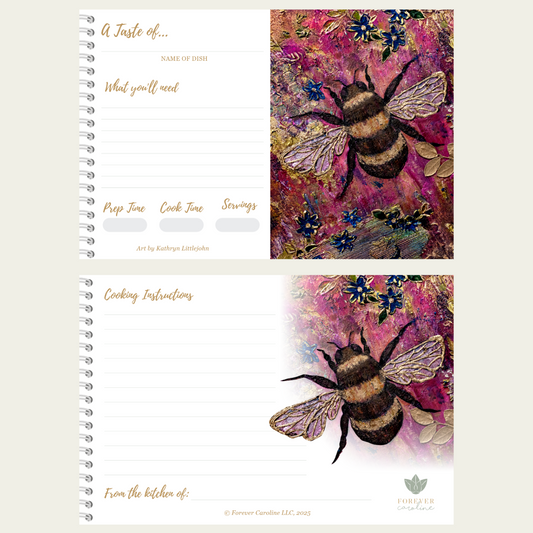 Beautiful Bee Recipe Card Gift Set | 8 Cards
