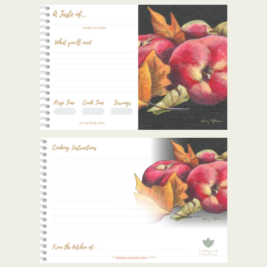 Autumn Harvest Apple Recipe Card Gift Set | 8 Cards