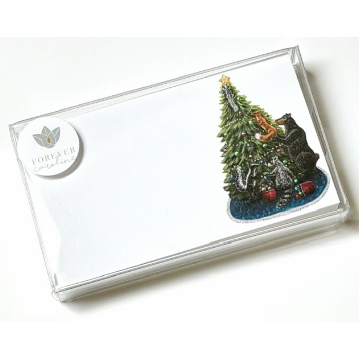 Wildlife Christmas Tree Decorating "Love Notes" Pack of 60 Tiny Cards