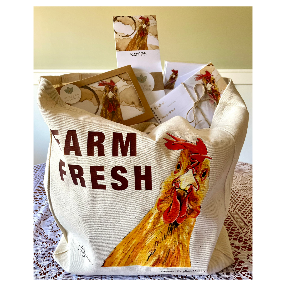 Peterson Chicken Market Bag Gift Set