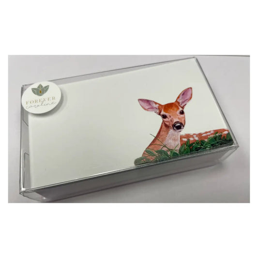 Deer in Meadow "Love Notes" Pack of 60 Tiny Cards