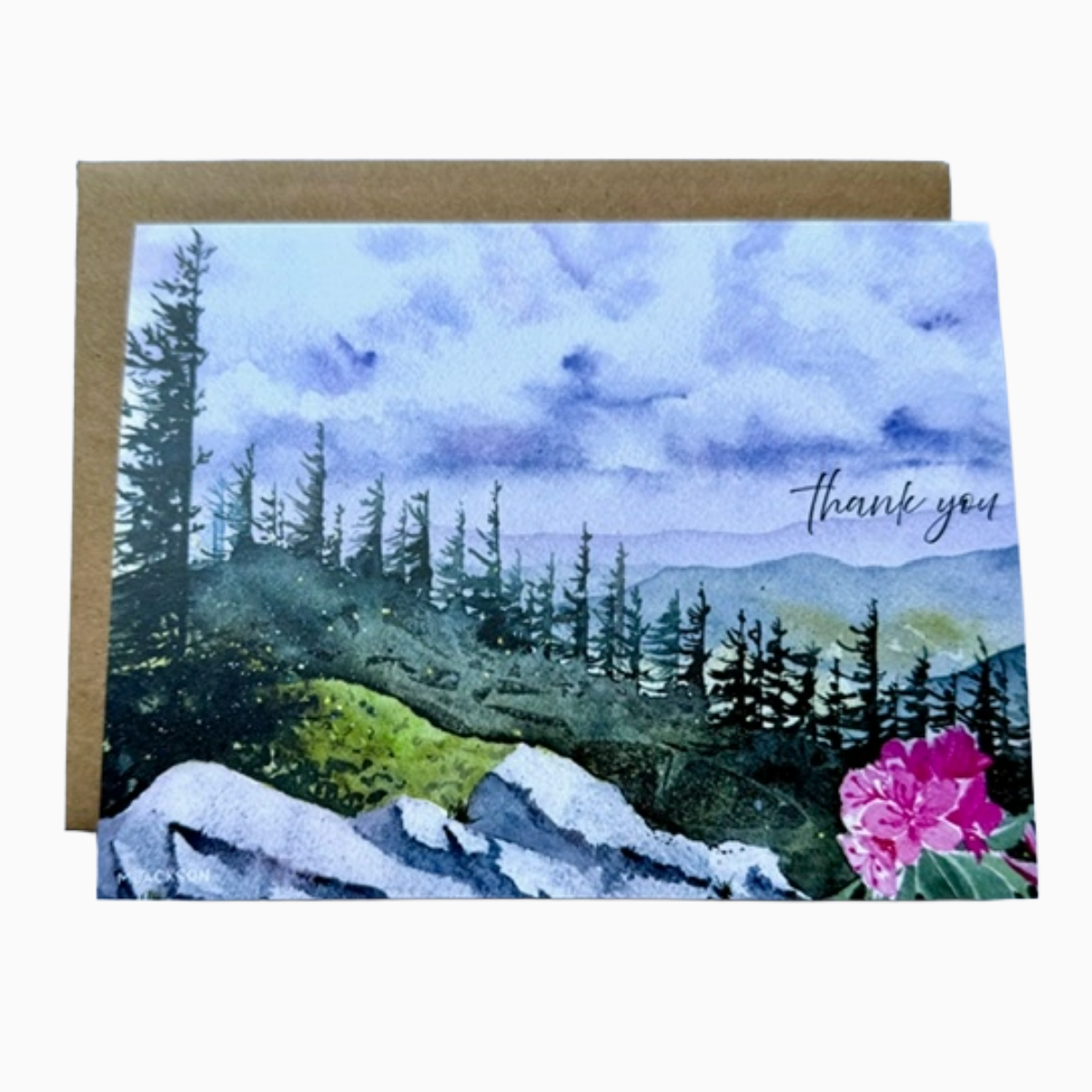 Thank You Card Featuring Dolly Sods Artwork