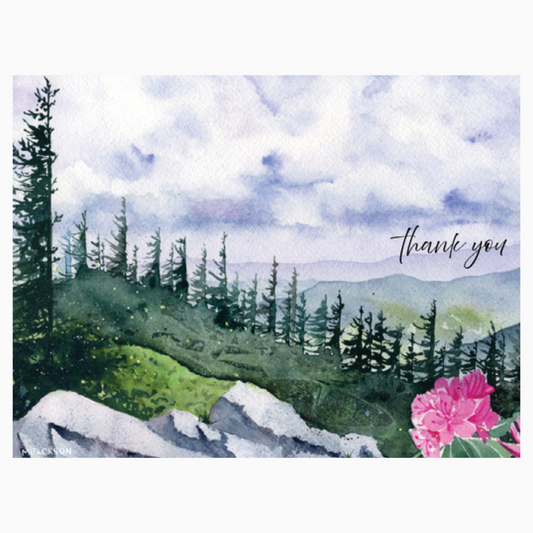 Thank You Card Featuring Dolly Sods Artwork | Single or Boxed Set of 4, 8 or 20